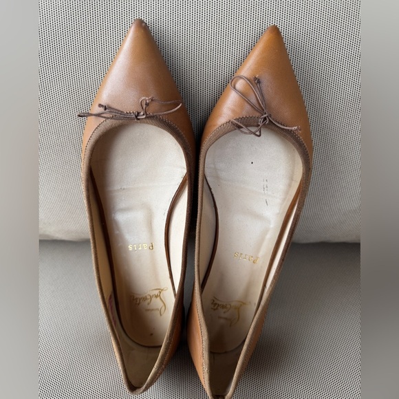 Christian Louboutin Solasofia Flats – Brown Nappa Leather | EU 37 / US 6.5 - Picture 6 of 16